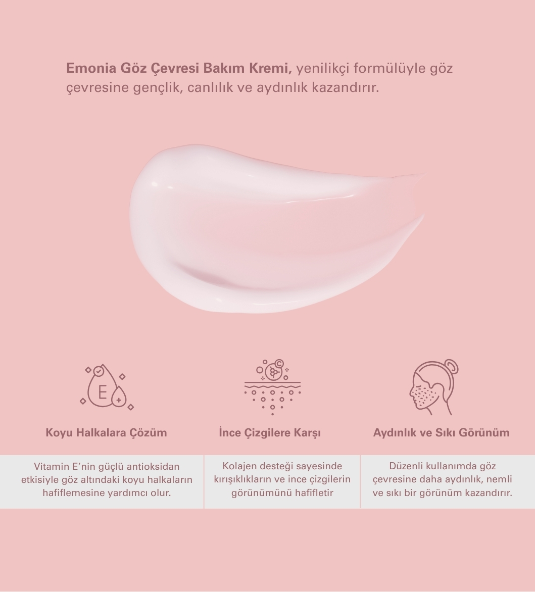 EMONIA GLOW Göz Çevresi Bakım Kremi